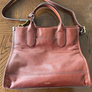 Fossil Kyler Tote -medium brown